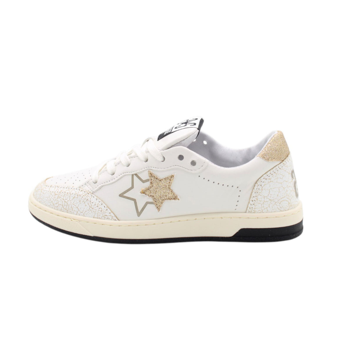 SNEAKERS White/gold 2*star