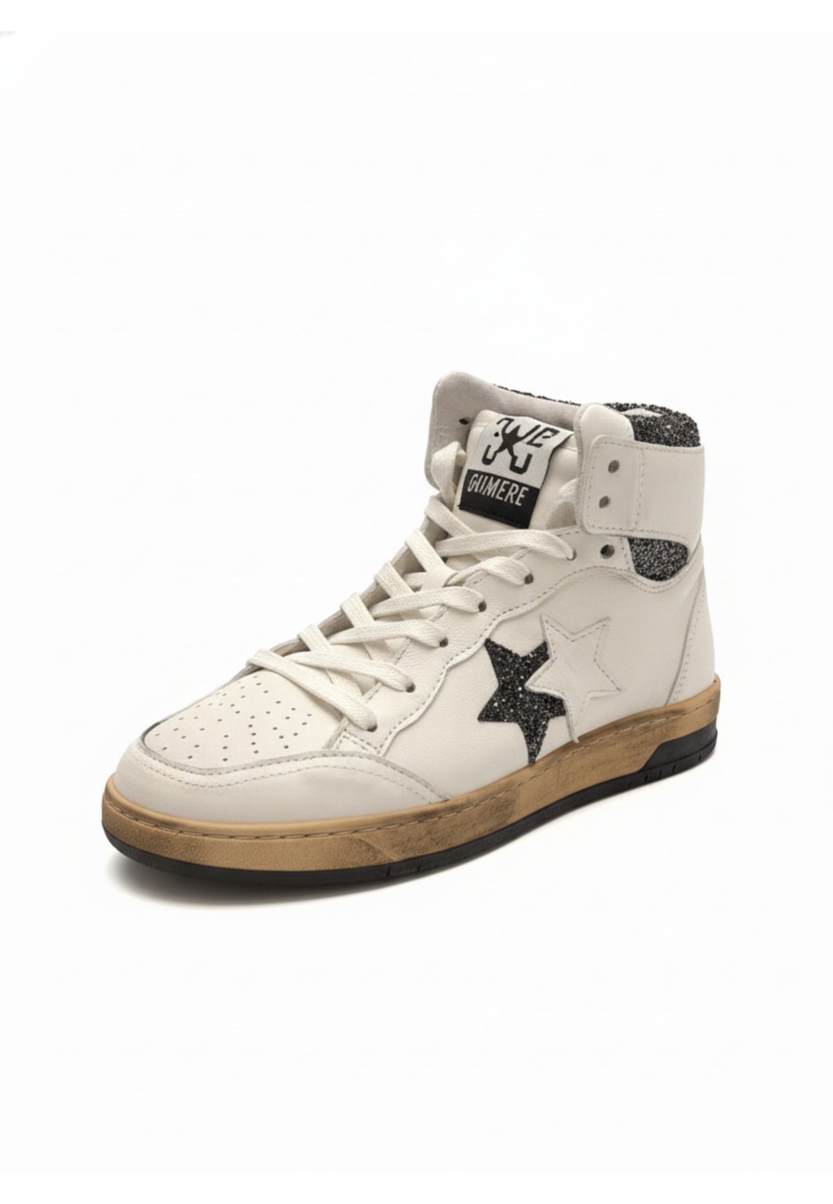 SNEAKERS White Dirty Black 2*star