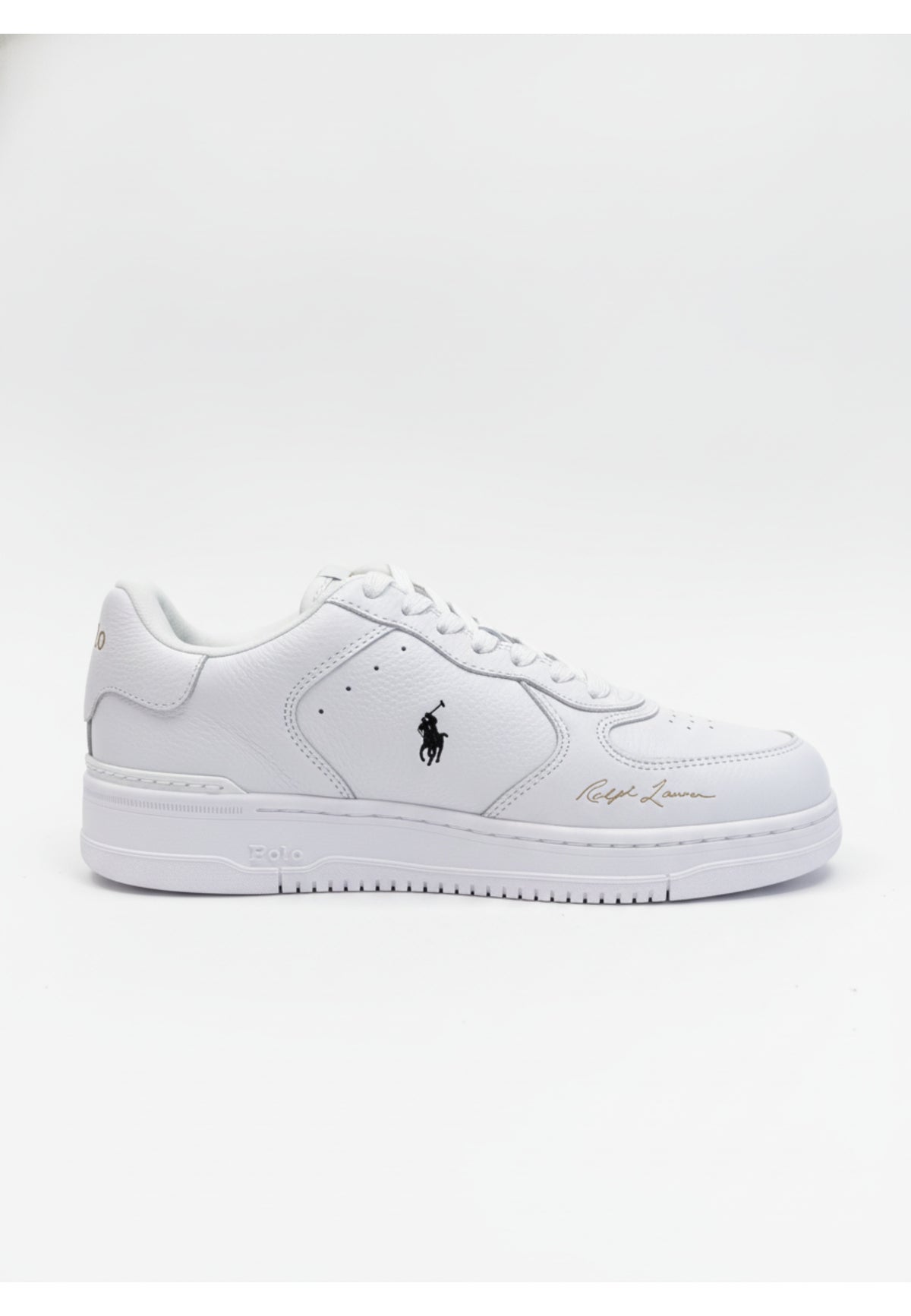 SNEAKERS Wht/blk Ralph Lauren