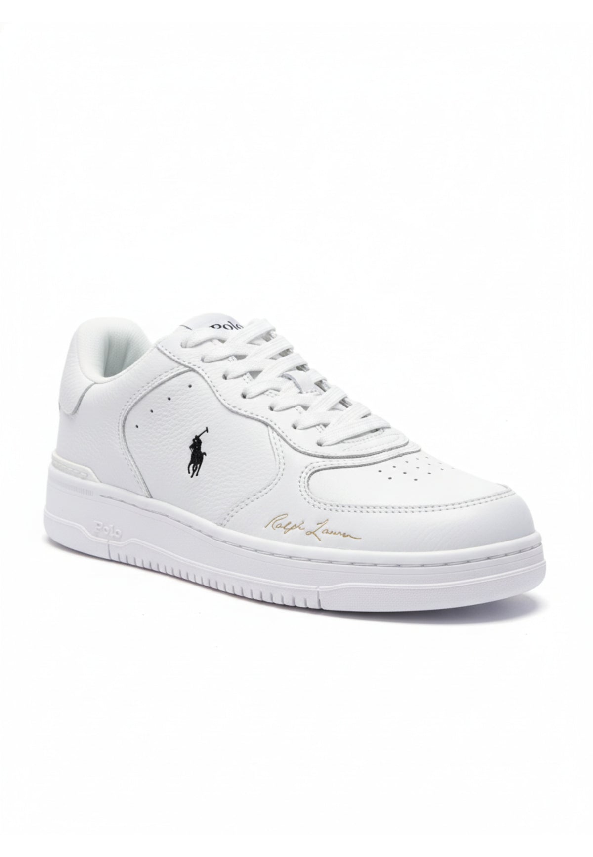 SNEAKERS Wht/blk Ralph Lauren
