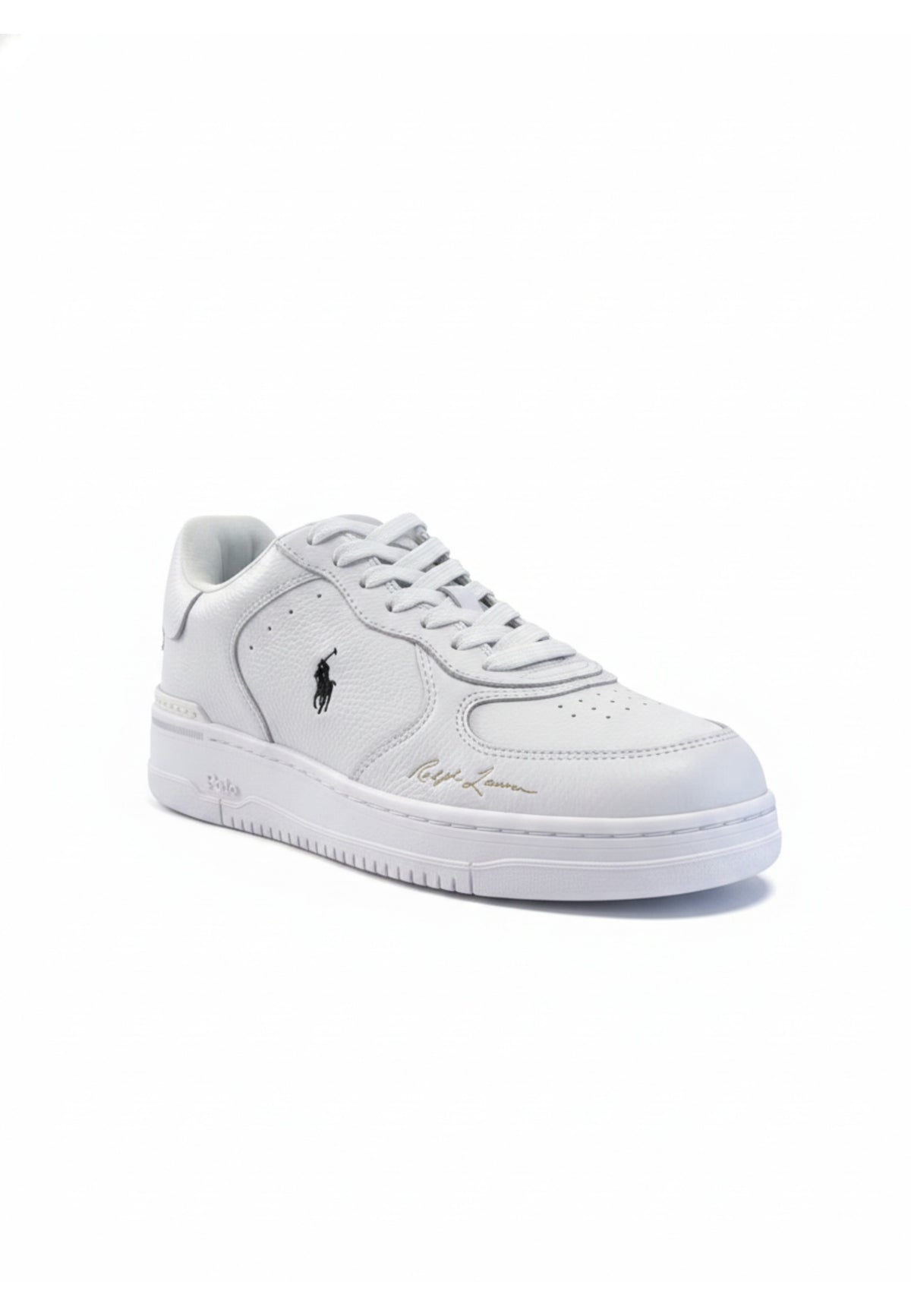 SNEAKERS Wht/blk Ralph Lauren