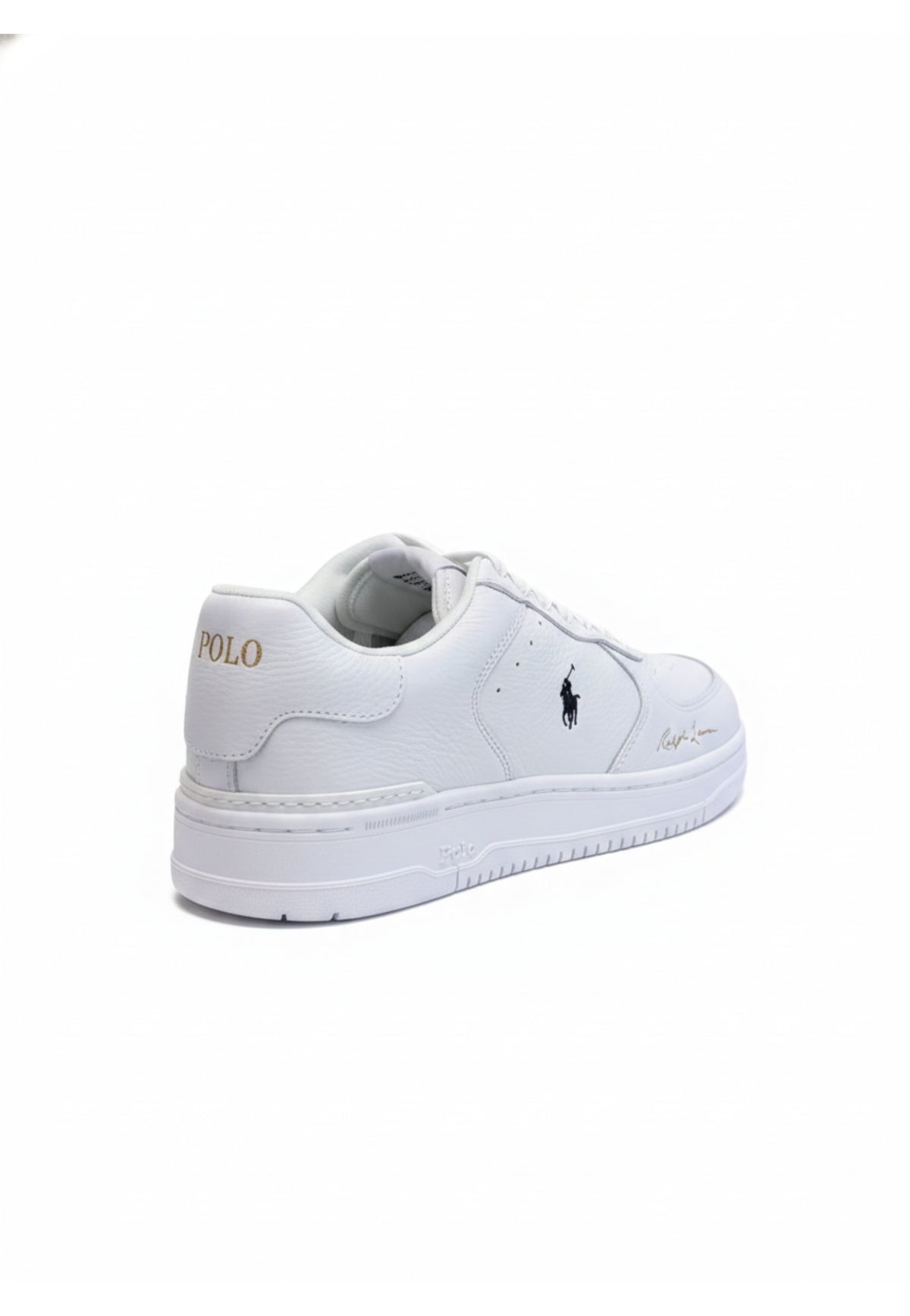 SNEAKERS Wht/blk Ralph Lauren
