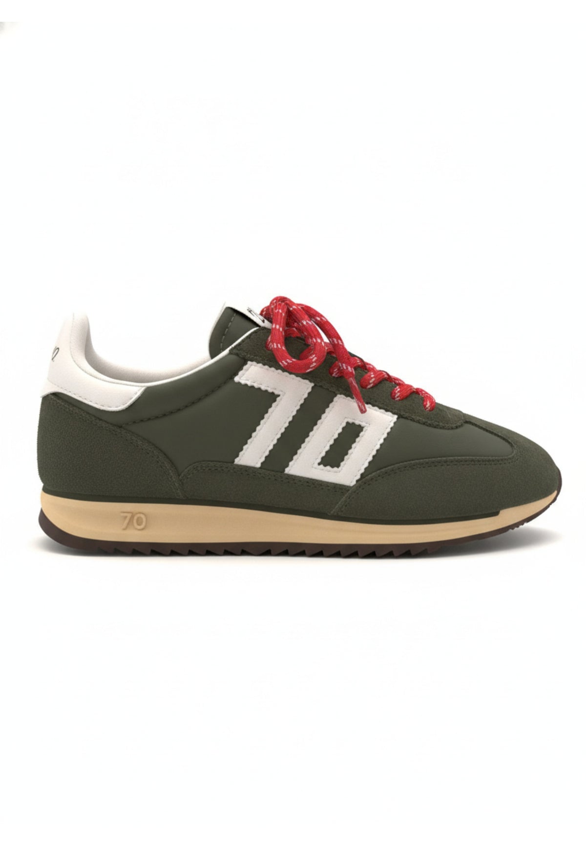 SNEAKERS  Army/butter Back 70