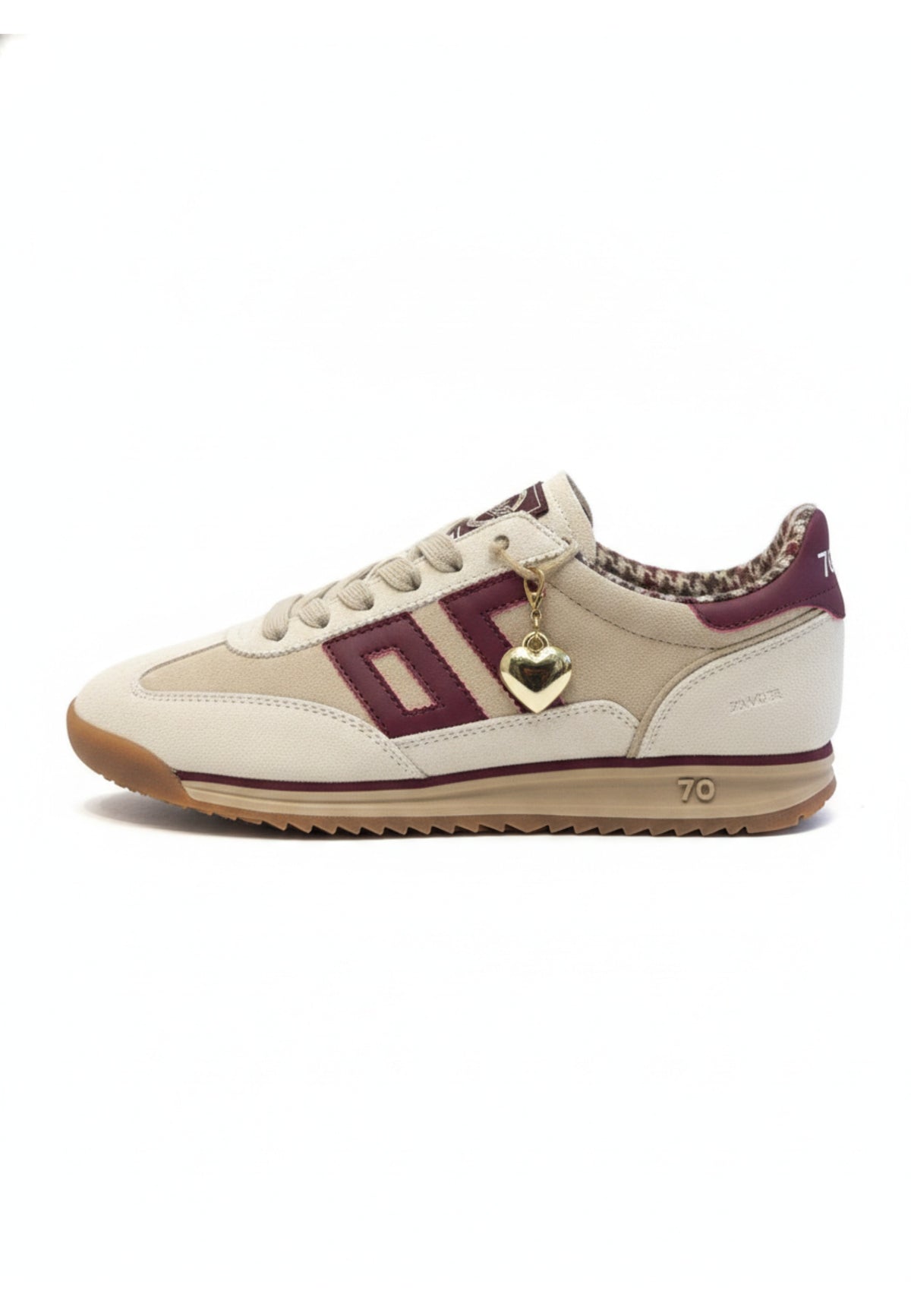 SNEAKERS Beige/wine Back 70