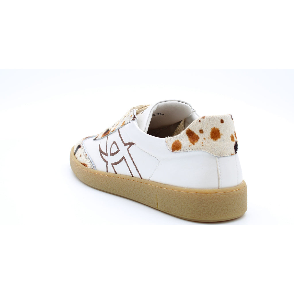 WHITE/COW PRINT